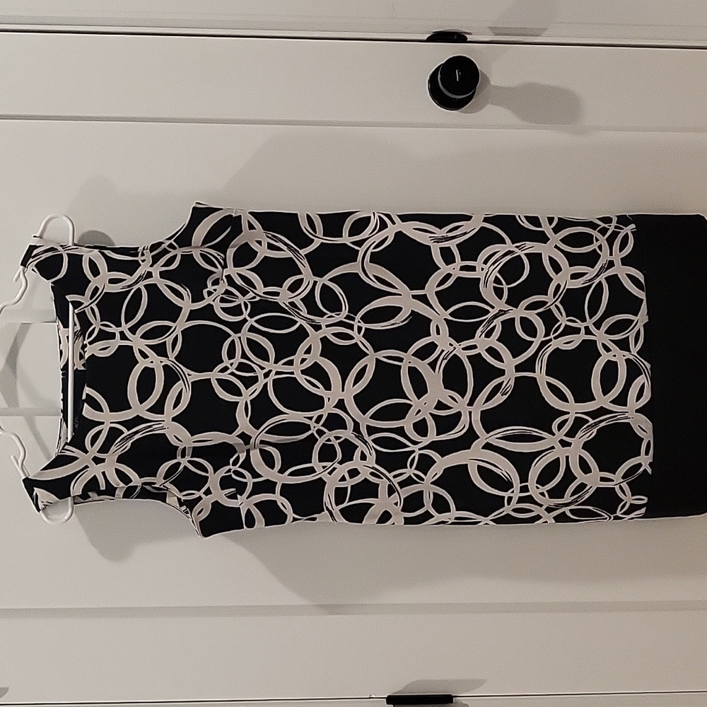Black and white dress